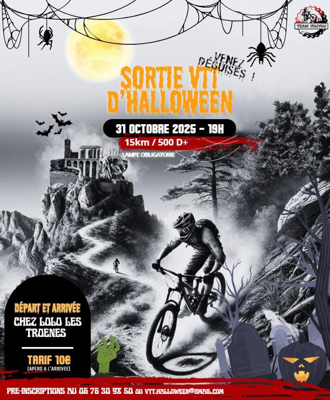 Sortie VTT d'Halloween