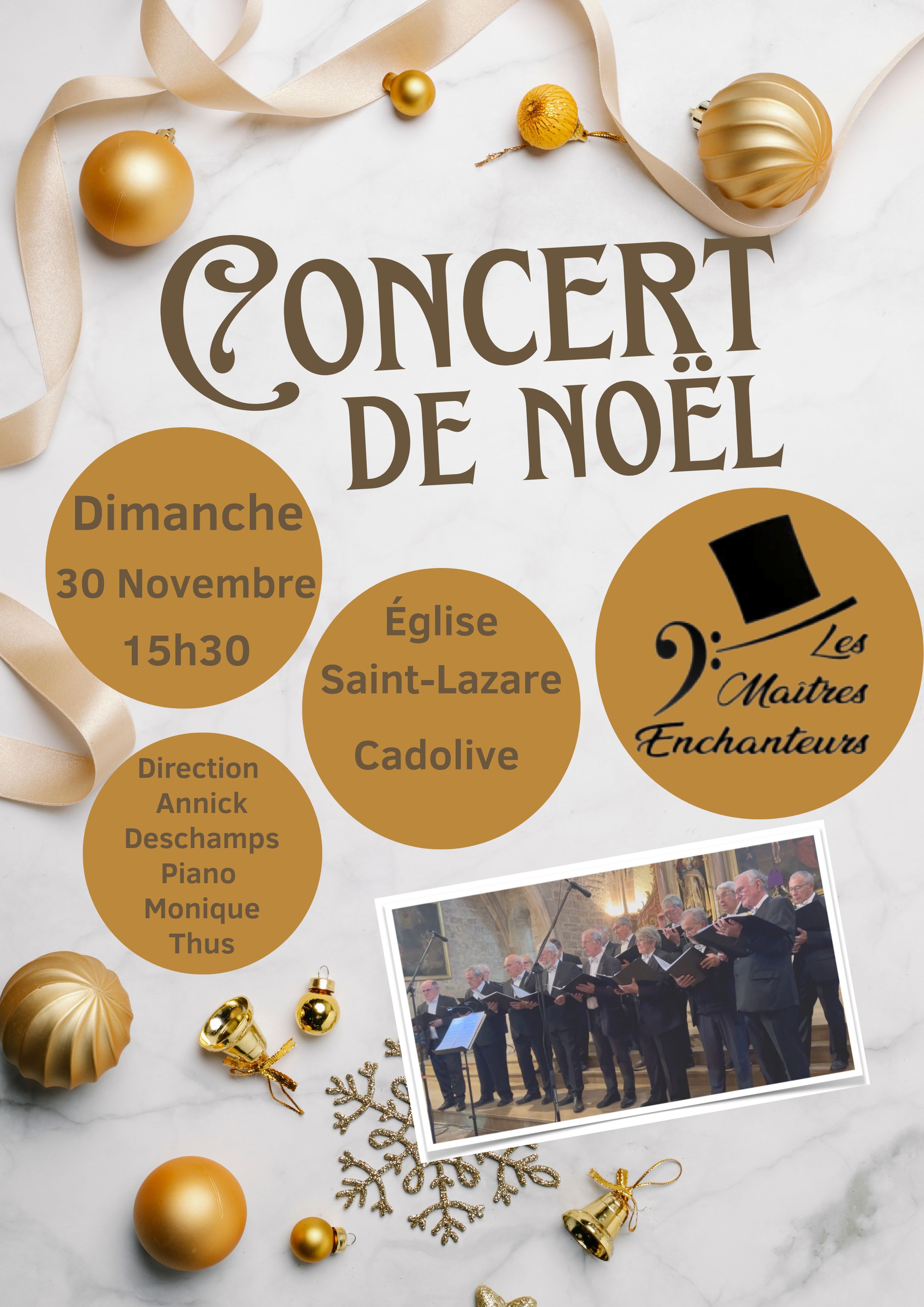 Concert de Nol  par les churs des Matres  Enchanteurs
