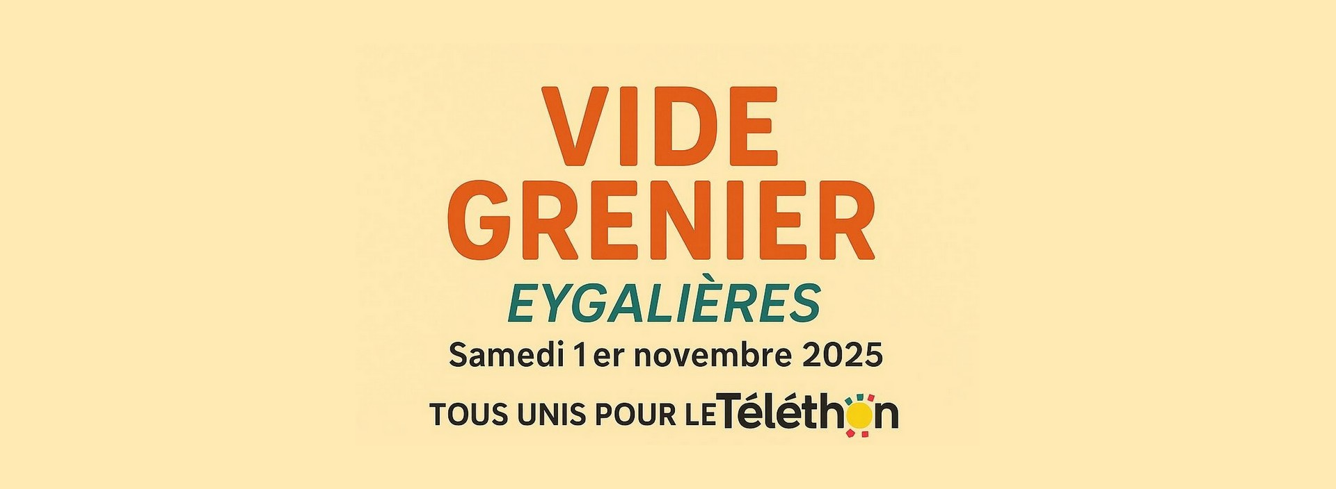 Vide-grenier du Tlthon