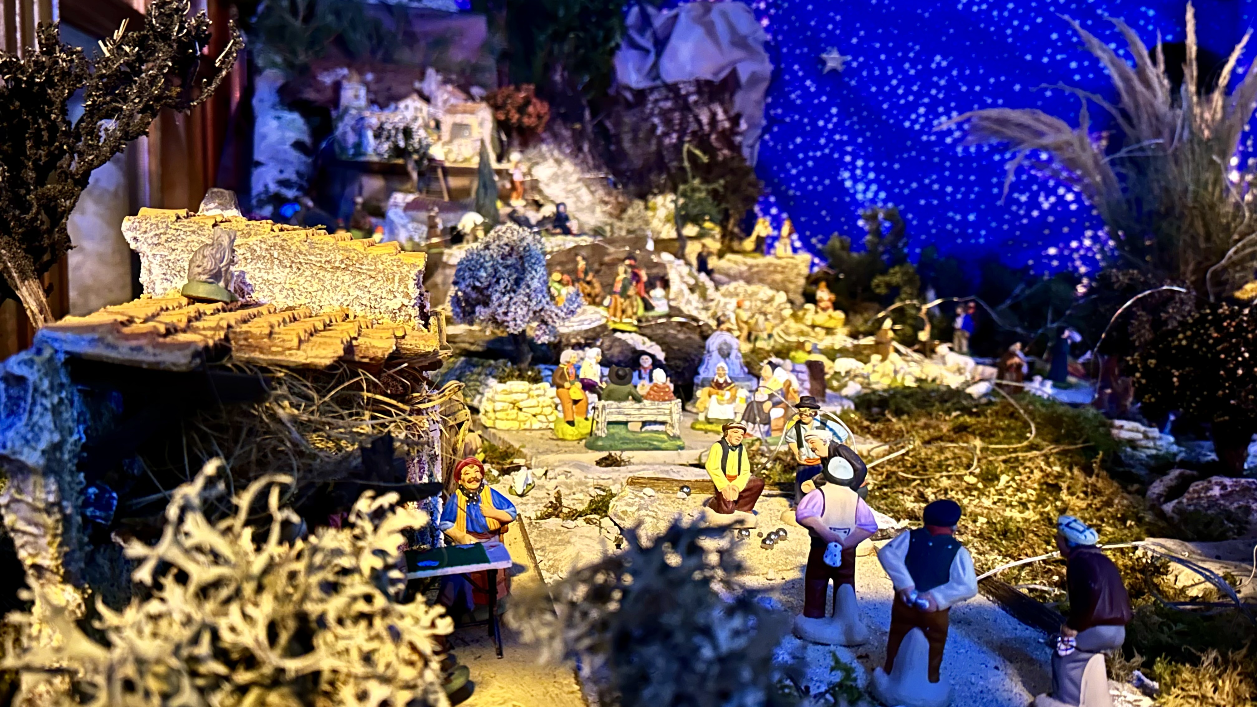 Chemin des crches en lumire