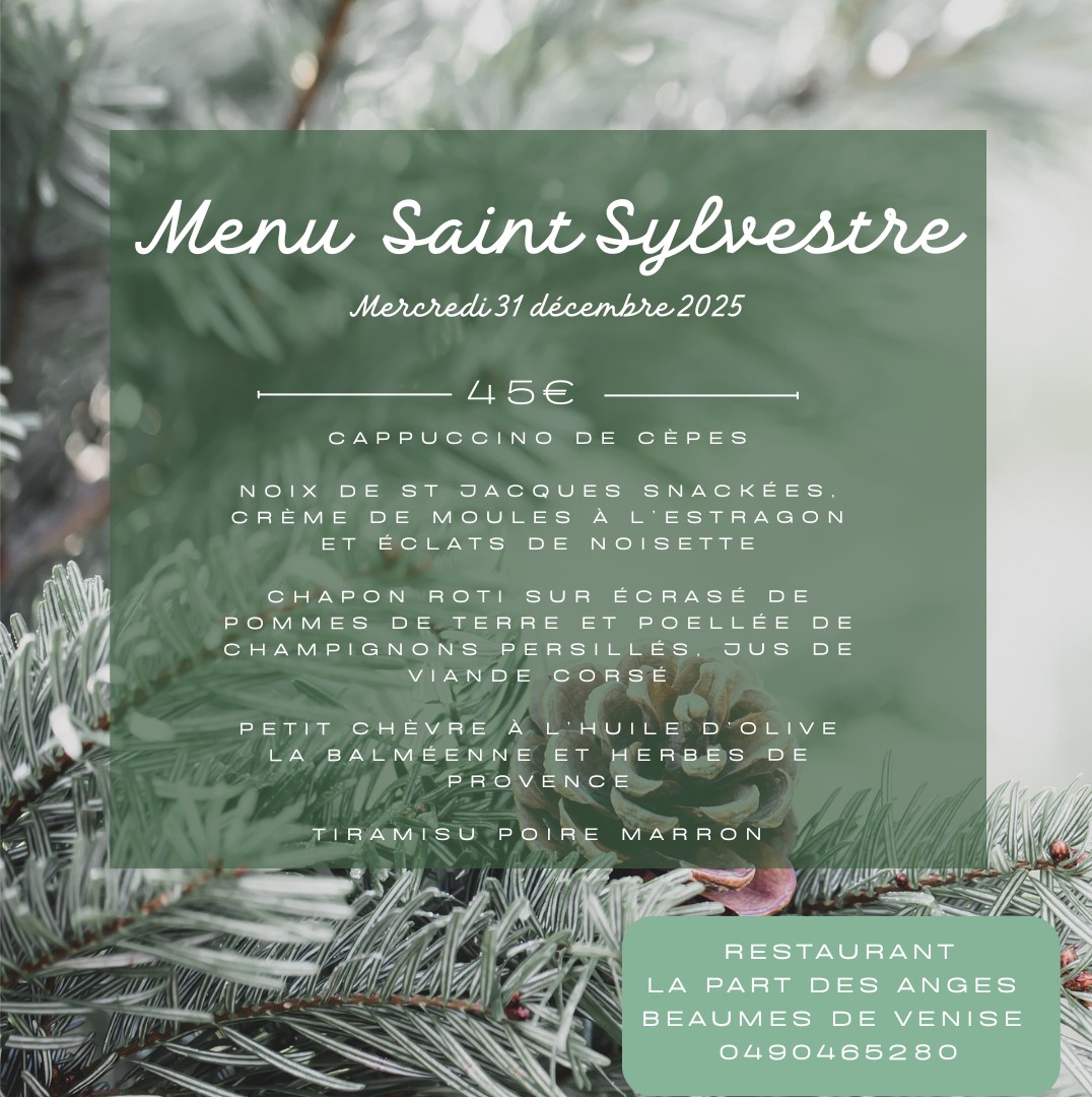 Menu de la Saint-Sylvestre