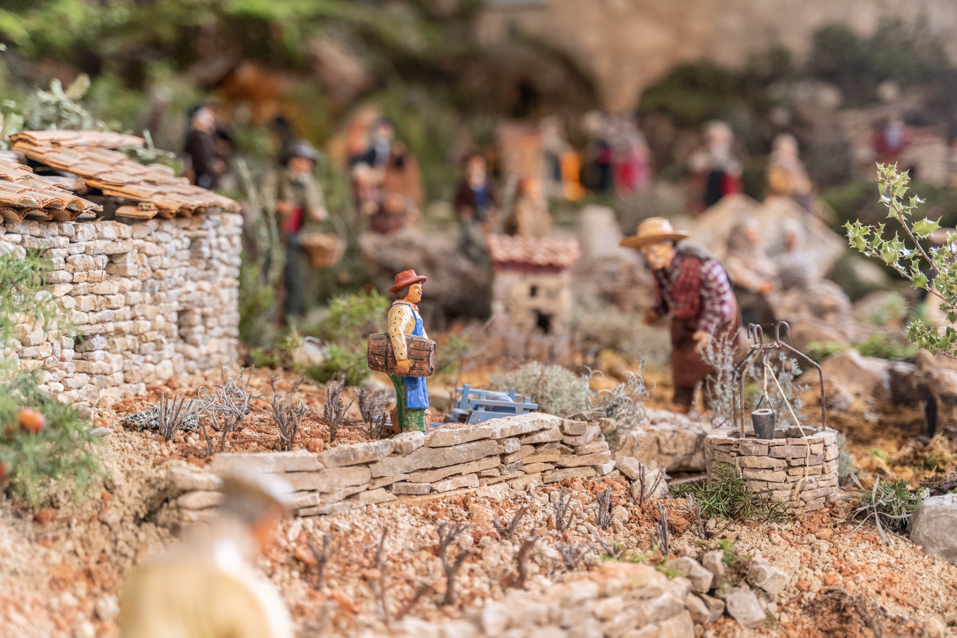 Visite de la crche de La Bastide des Jourdans
