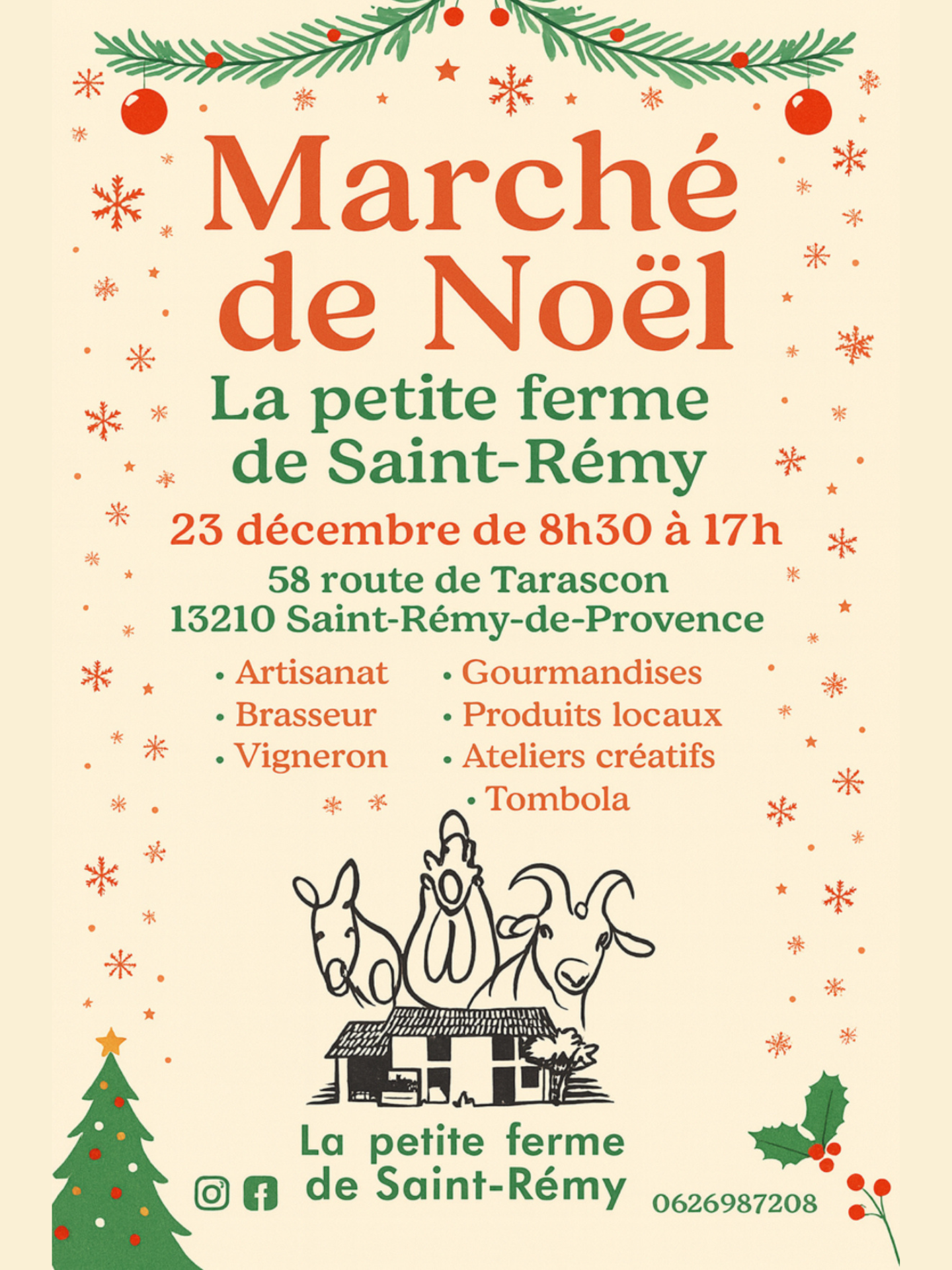 March de Nol  la petite ferme de Saint-Rmy