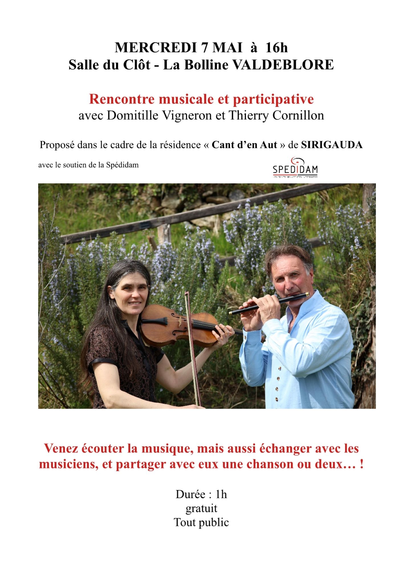 Rencontre Musicale et Participative Valdeblore
