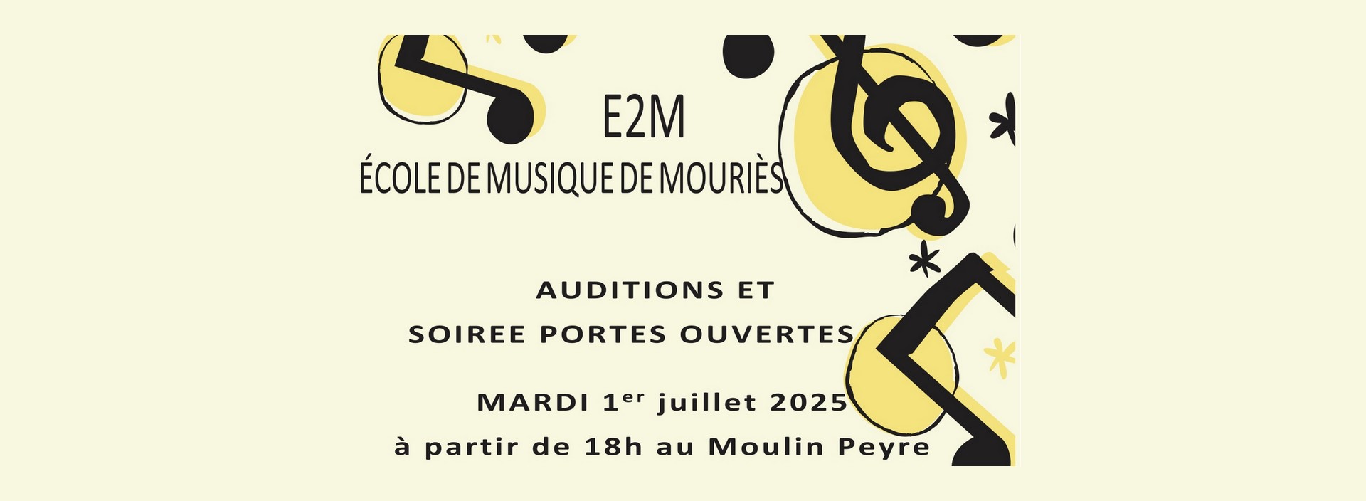 Auditions et portes ouvertes de l'cole de musique de Mouris
