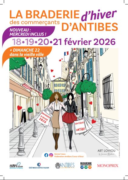 Braderie d'hiver des commerants d'Antibes