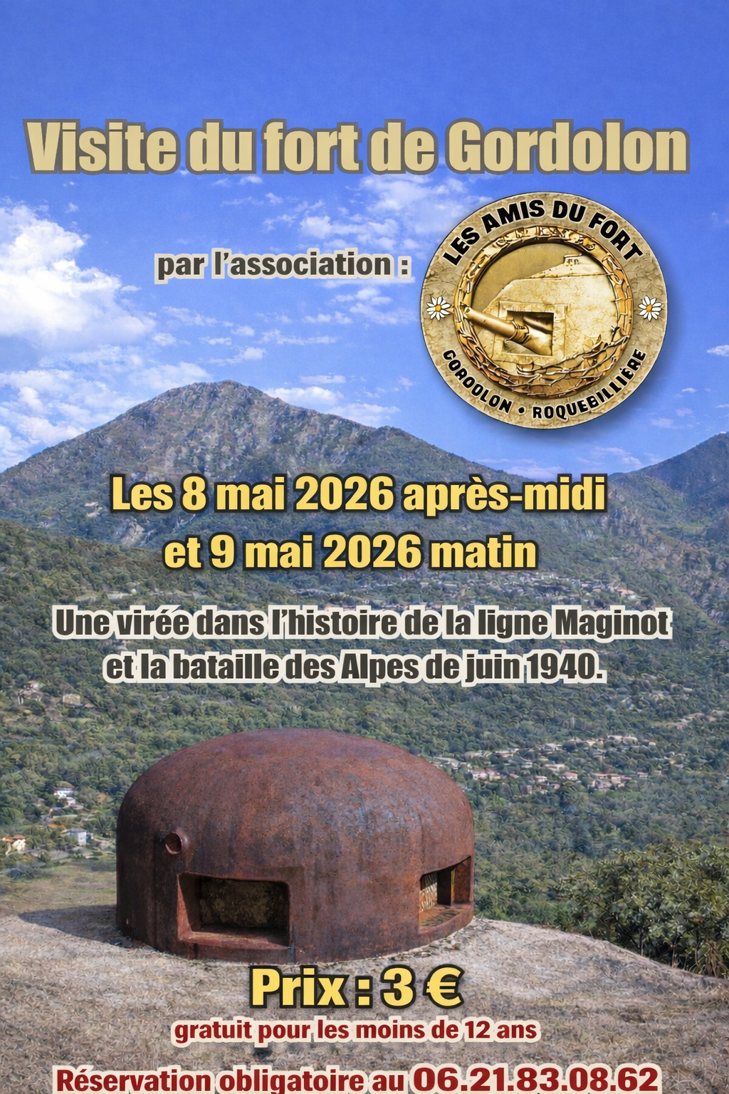 Visite Fort de Gordolon