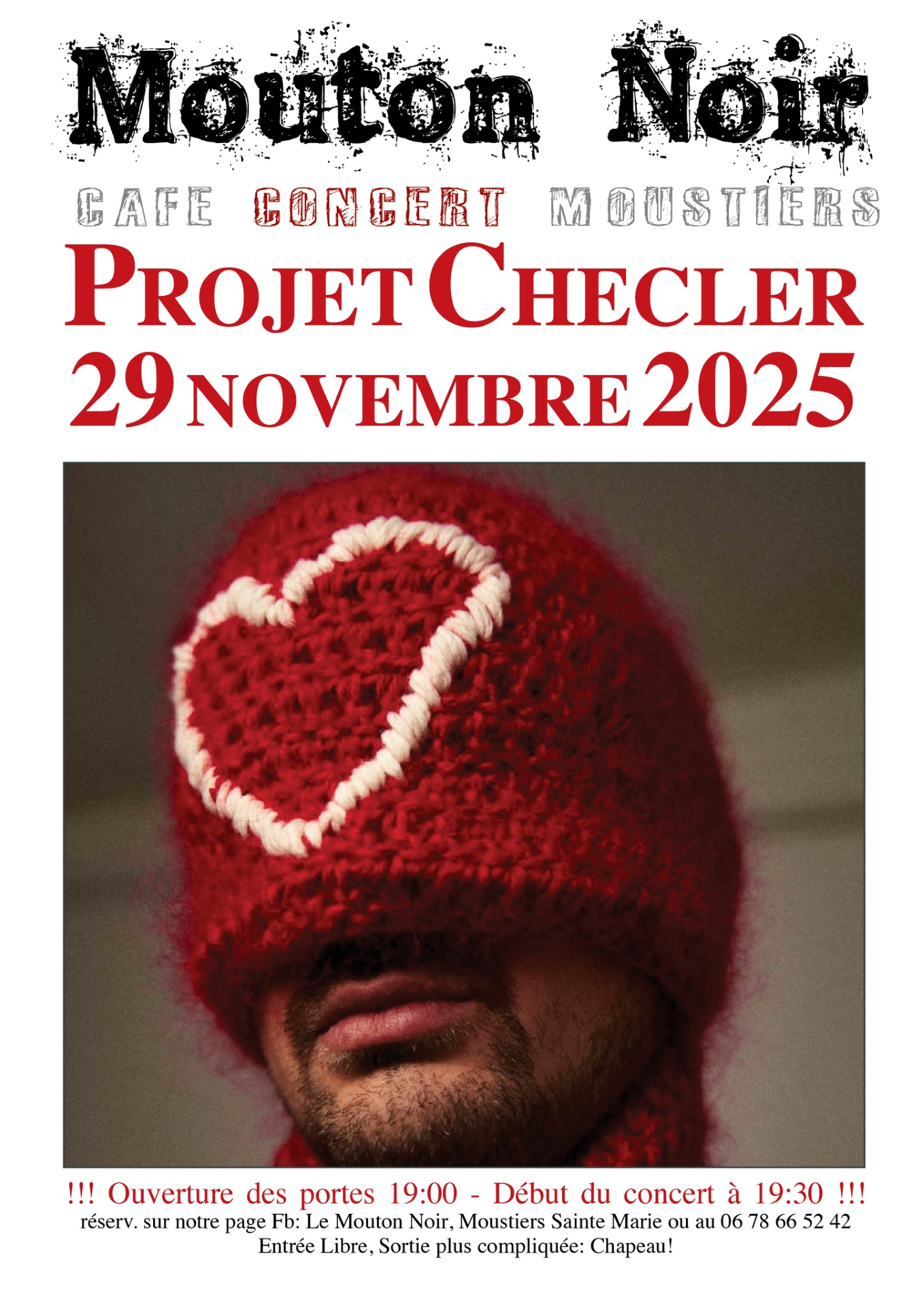 Projet Checler en concert au Mouton Noir