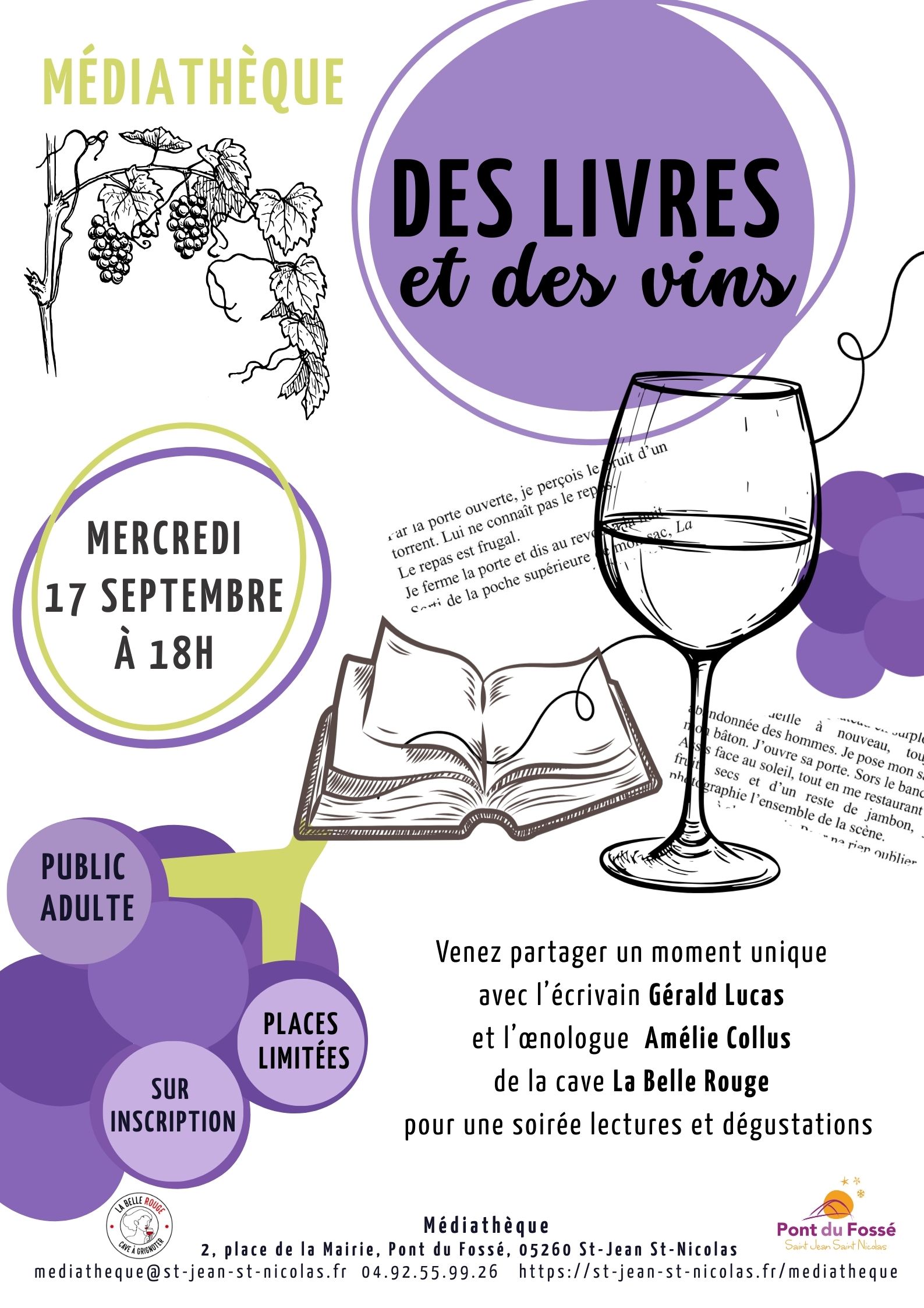 Des livres et des vins