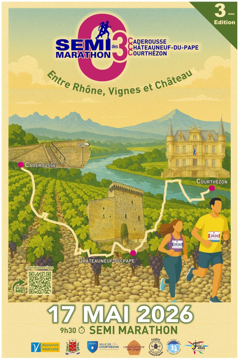 Entre Rh�ne, Vignes et Ch�teaux : Semi marathon des 3C