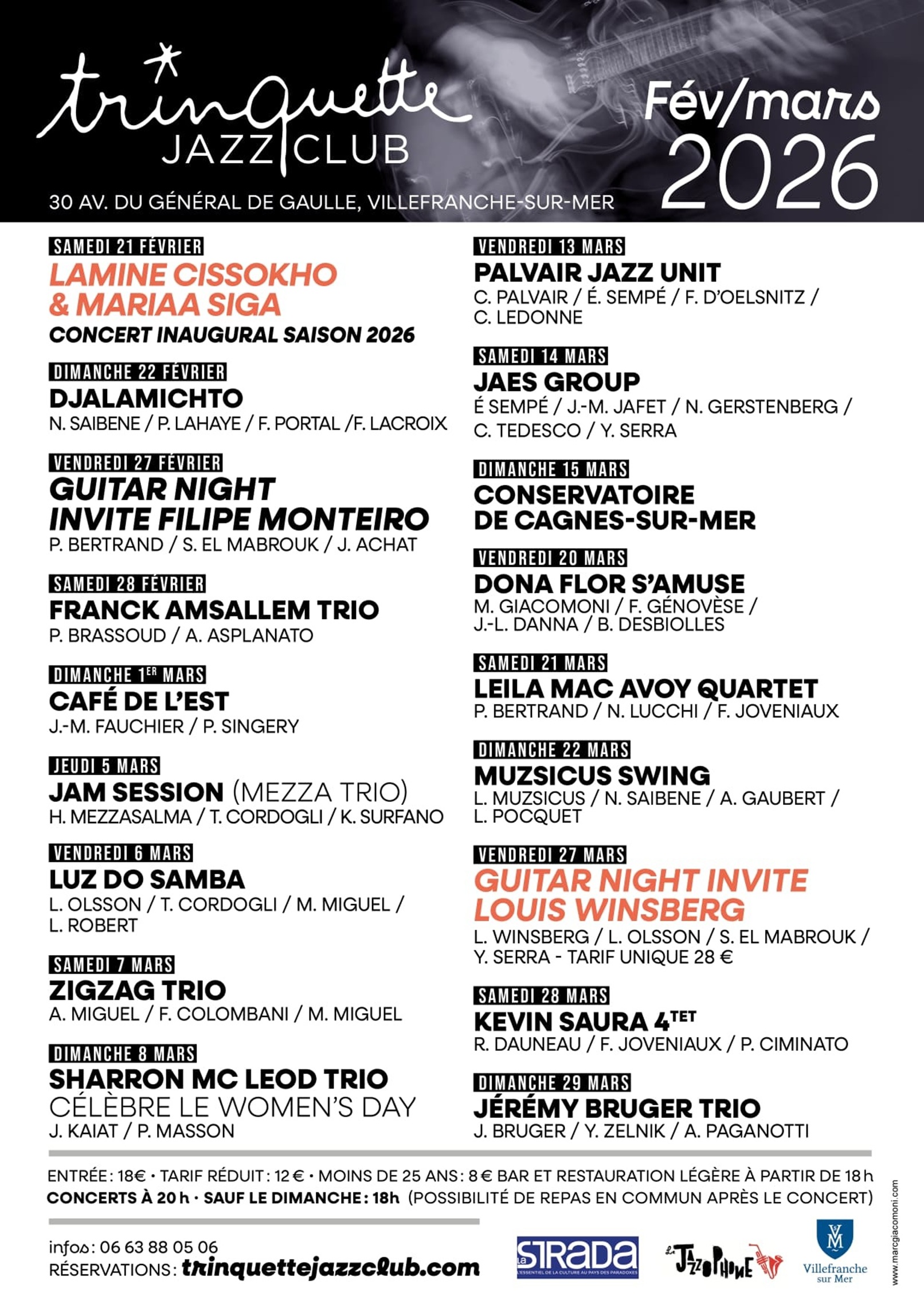 Concerts � la Trinquette Jazz Club