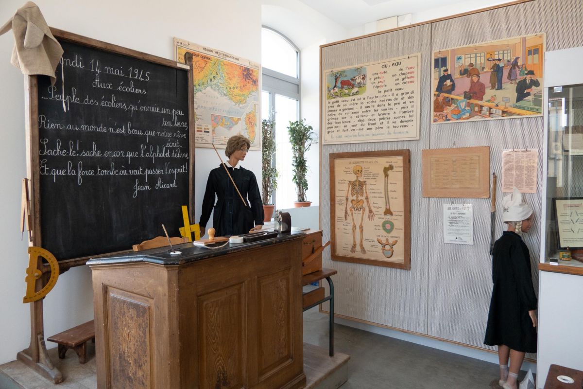 Certificat d'�tudes d'antan - au Mus�e de l'�cole d'autrefois