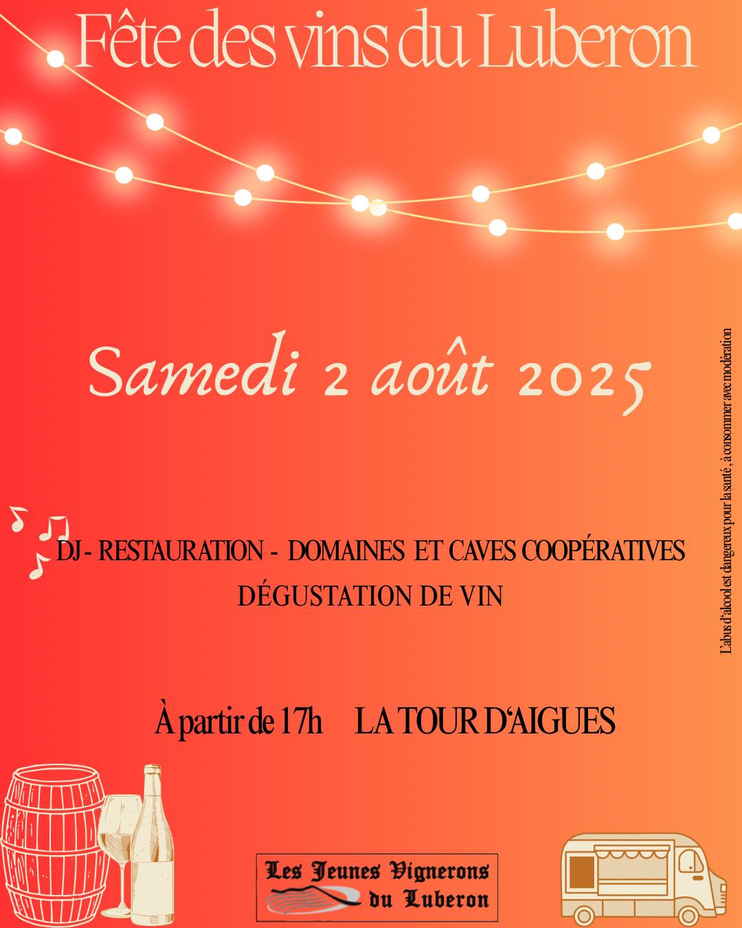 Fte de la vigne et du vin :Les Jeunes Vignerons ftent le vin