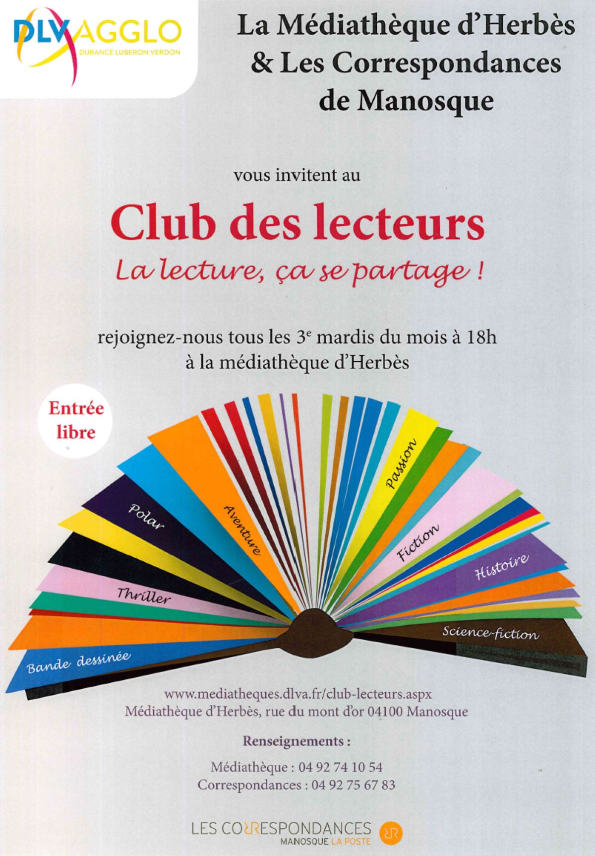 Club de lecture de la mdiathque et des Correspondances