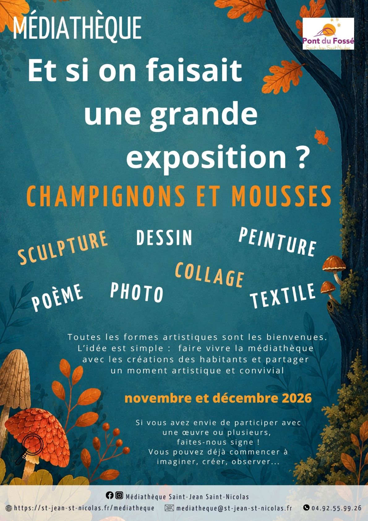 Expositions participative Champignons et mousses