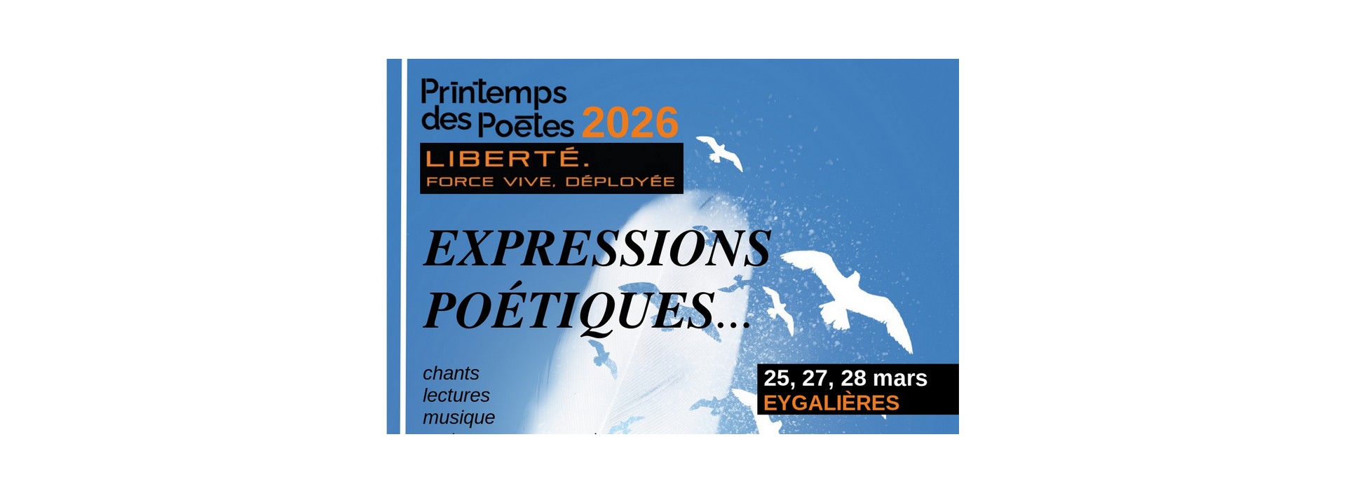 Le Printemps des Po�tes � Eygali�res