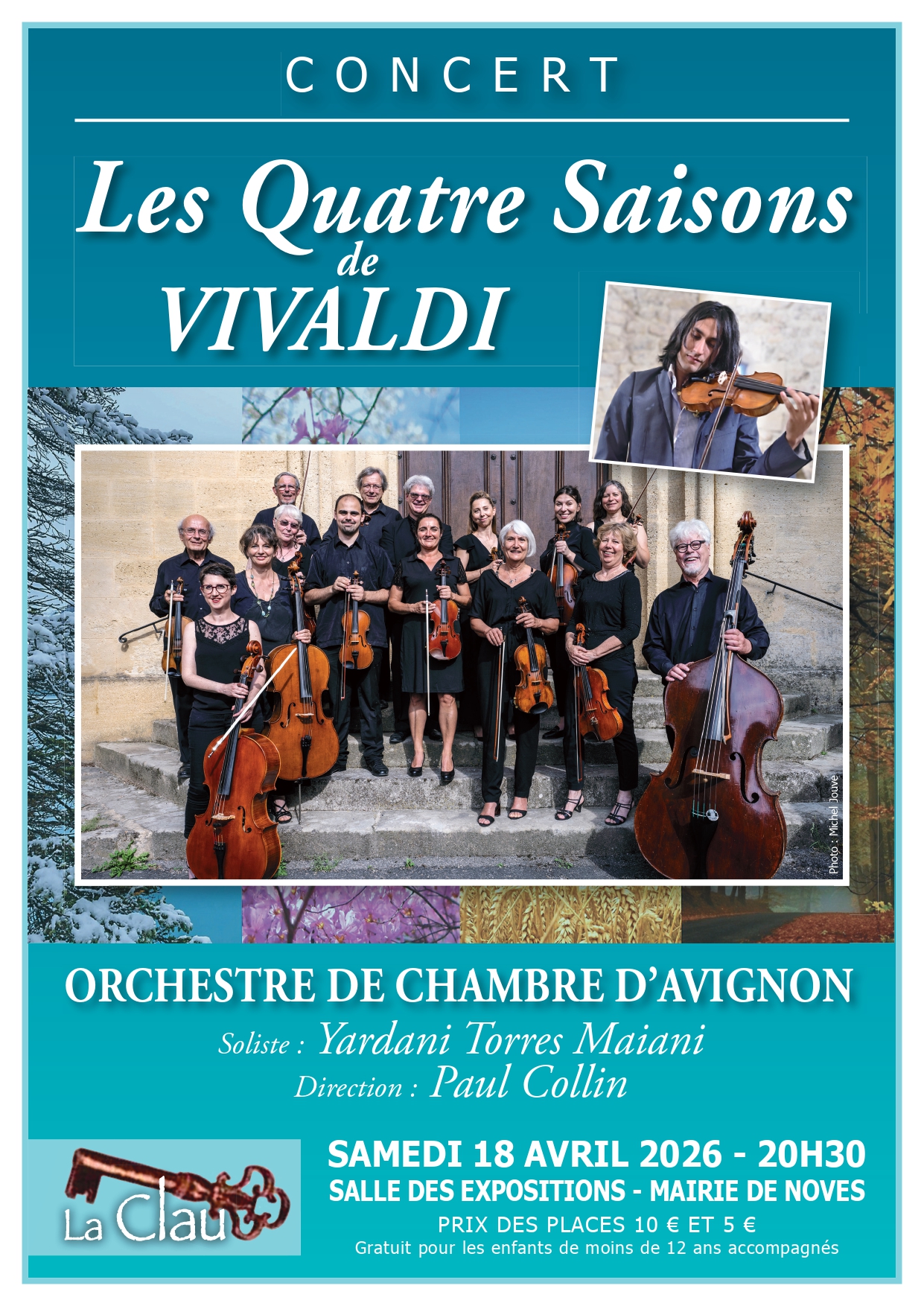 Concert Les quatre saison de Vivaldi de l�Orchestre de chambre d�Avignon