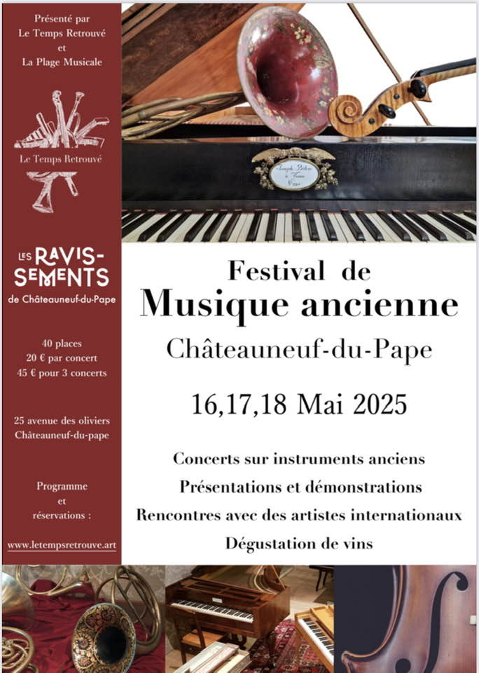 Les Ravissements de Chteauneuf du Pape Festival de Musique Ancienne