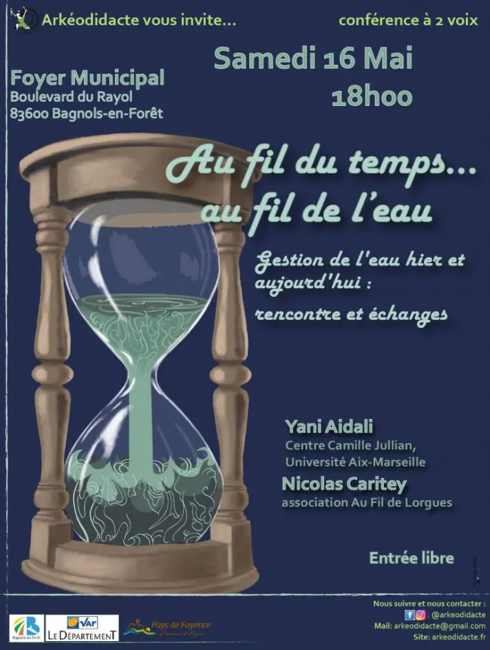 Conf�rence � deux voix :  Au fil du temps, au fil de l�eau�