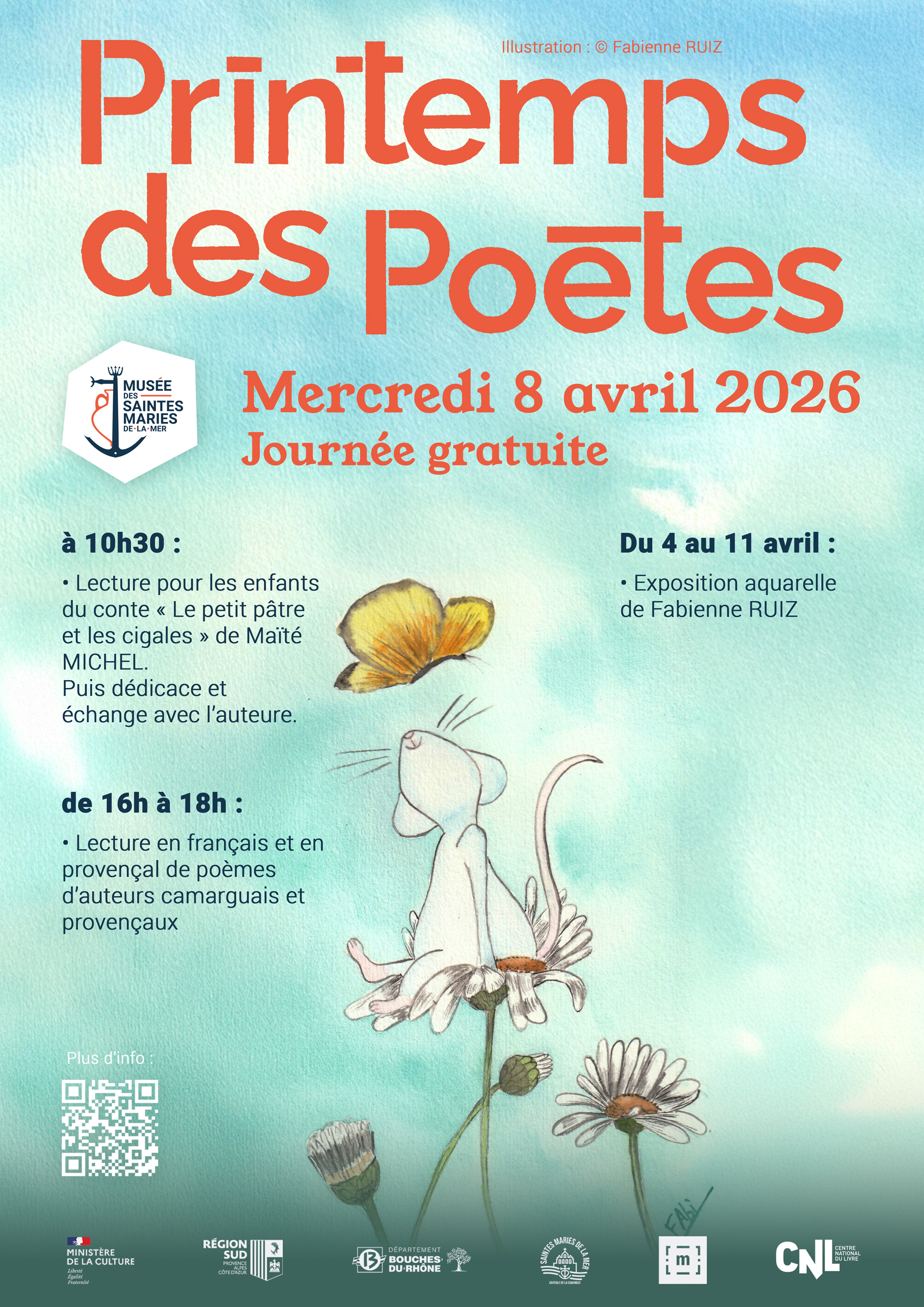 Le Printemps des Po�tes - Journ�e gratuite au Mus�e des Saintes