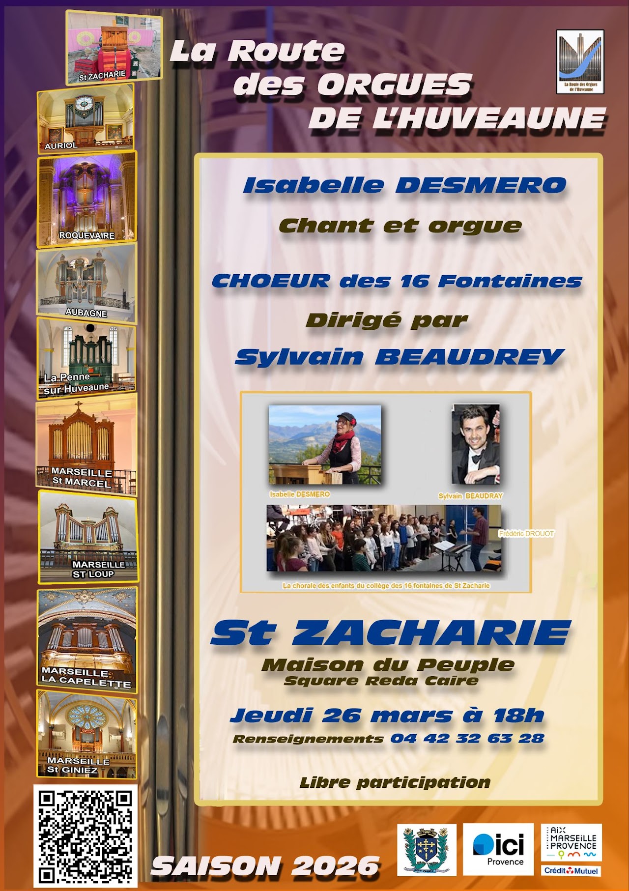 La Route des Orgues de l'Huveaune � Saint-Zacharie