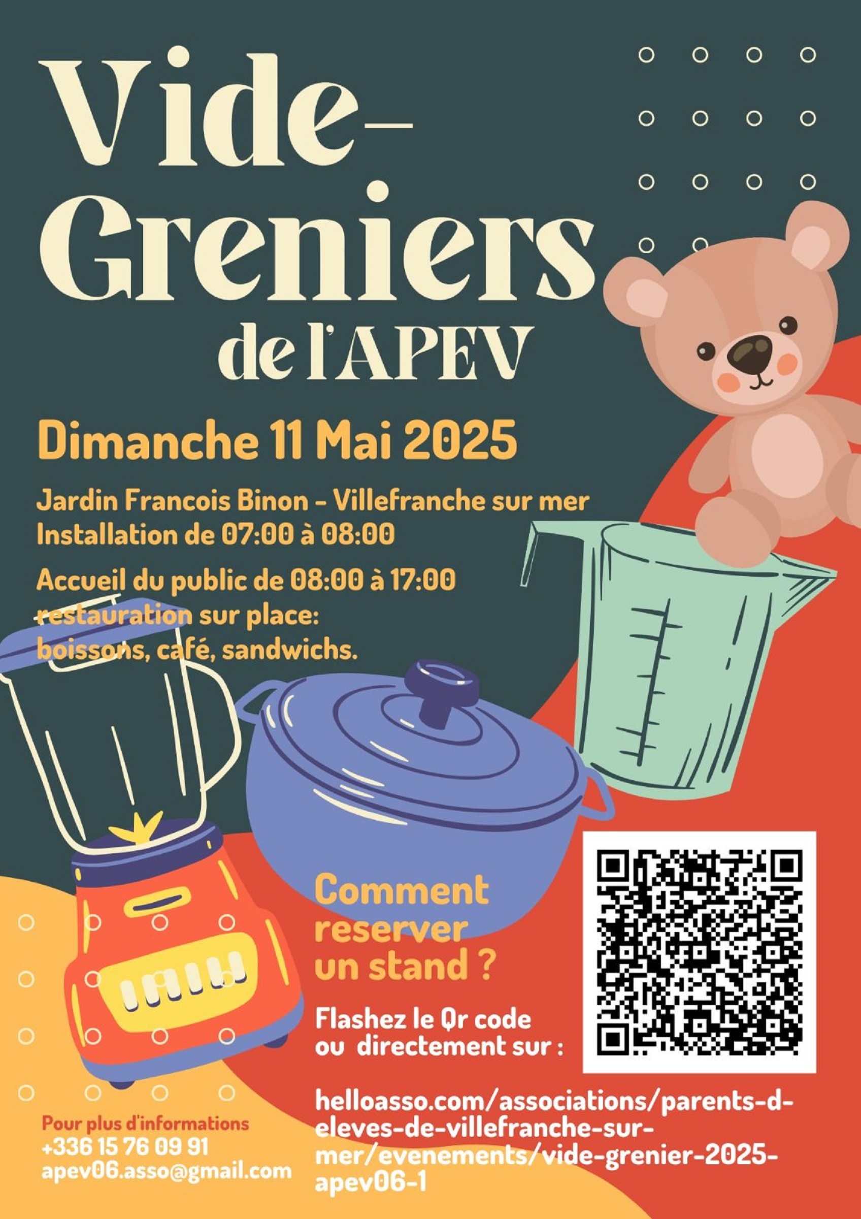 Vide-greniers de l'association des parents d'lves de Villefranche
