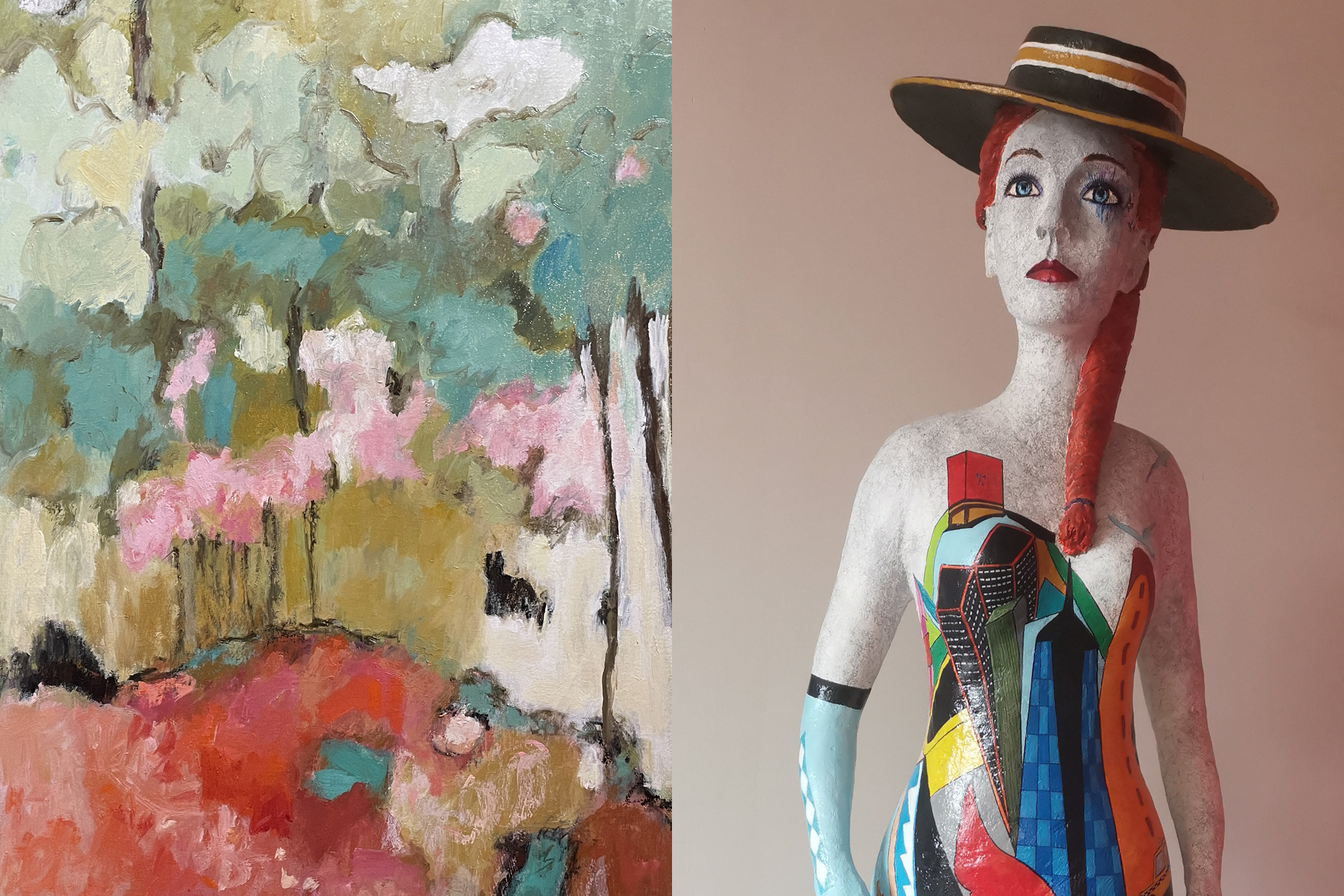 Exposition : B�n�dicte BECQUART et Claire DROUHIN SALLES