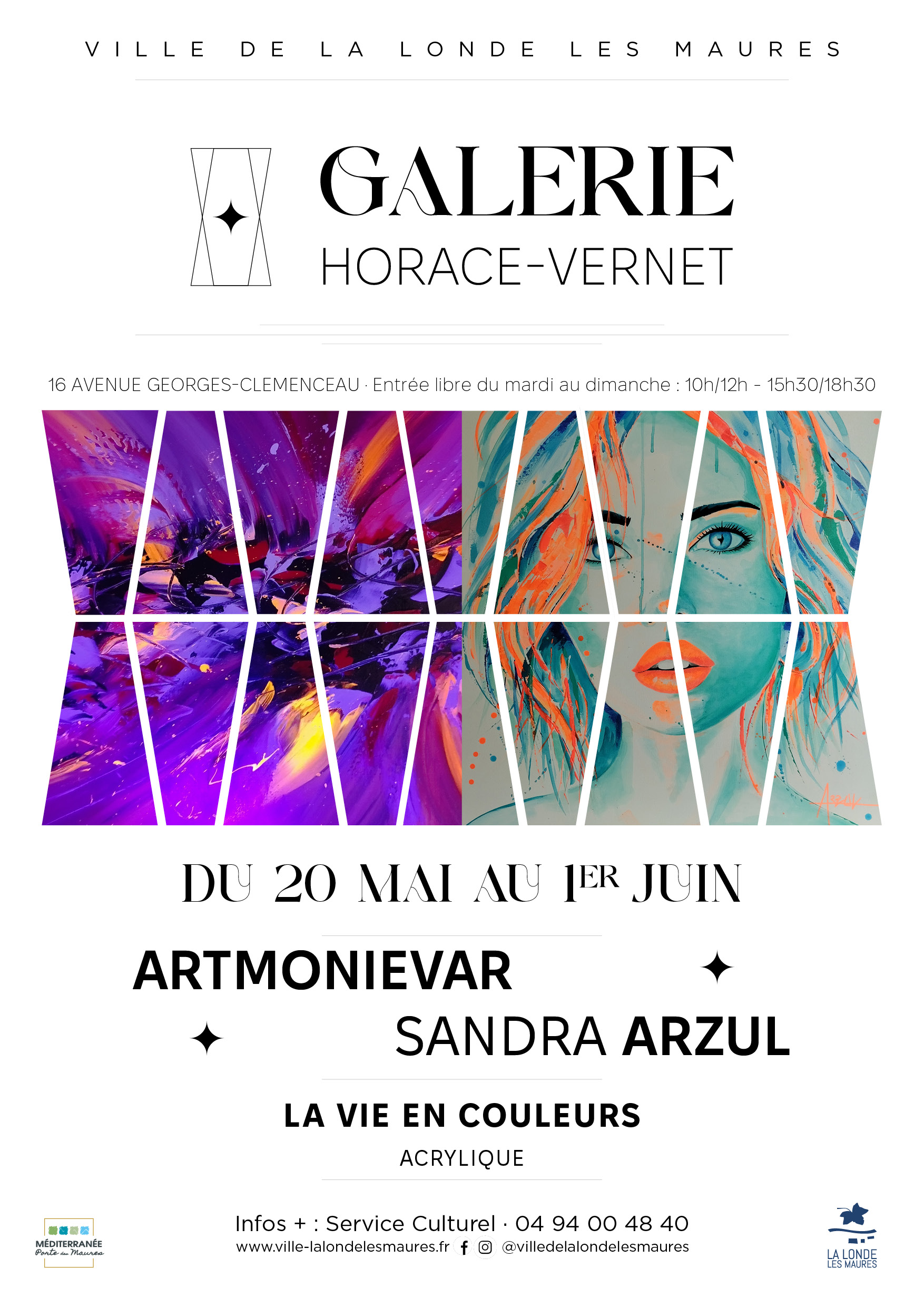 Exposition : ARTMONIEVAR & Sandra Arzul
