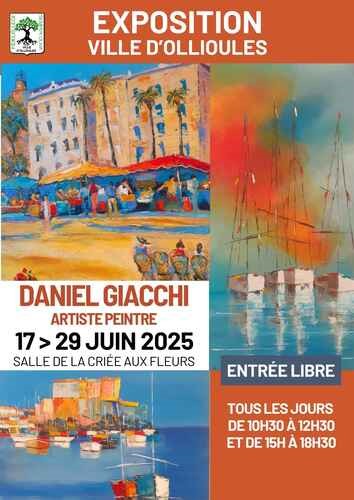 Exposition de Daniel Giacchi, artiste peintre
