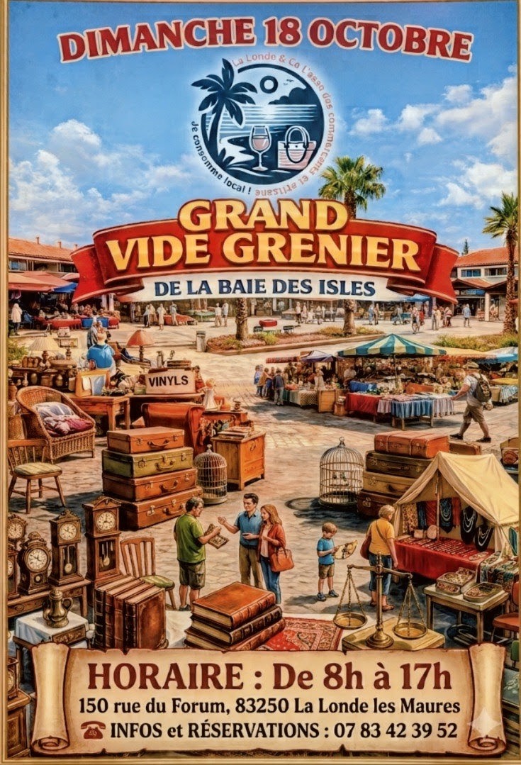 Grand vide-grenier par La Londe & Co