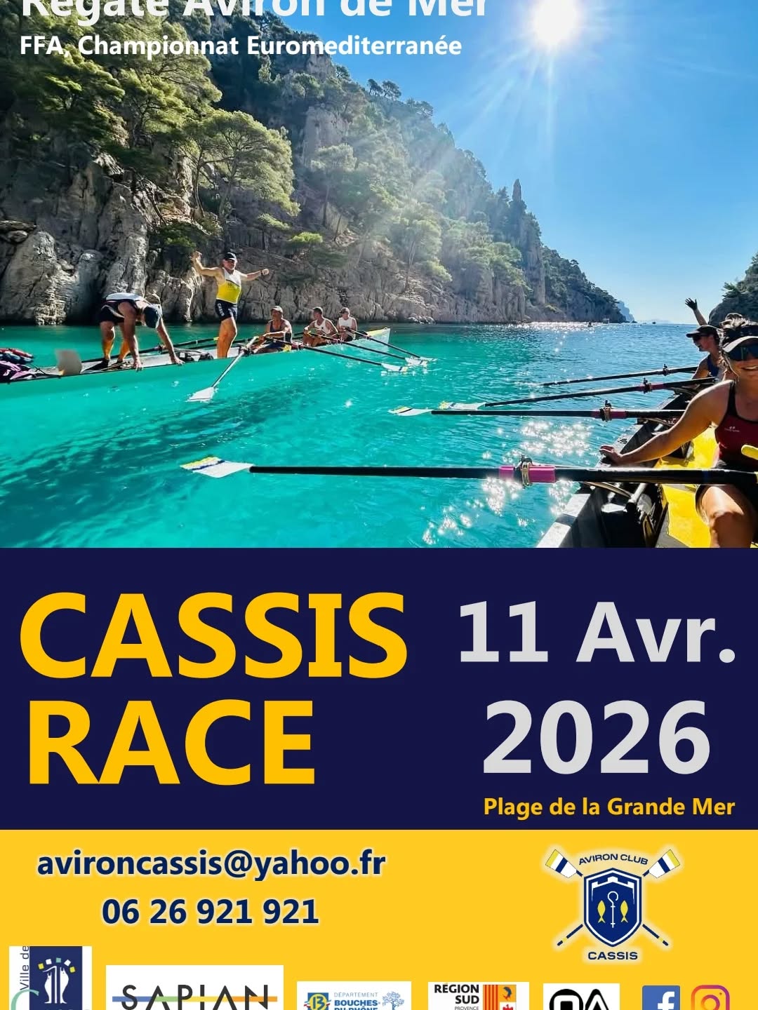 Cassis Race 2026 - R�gate d'aviron