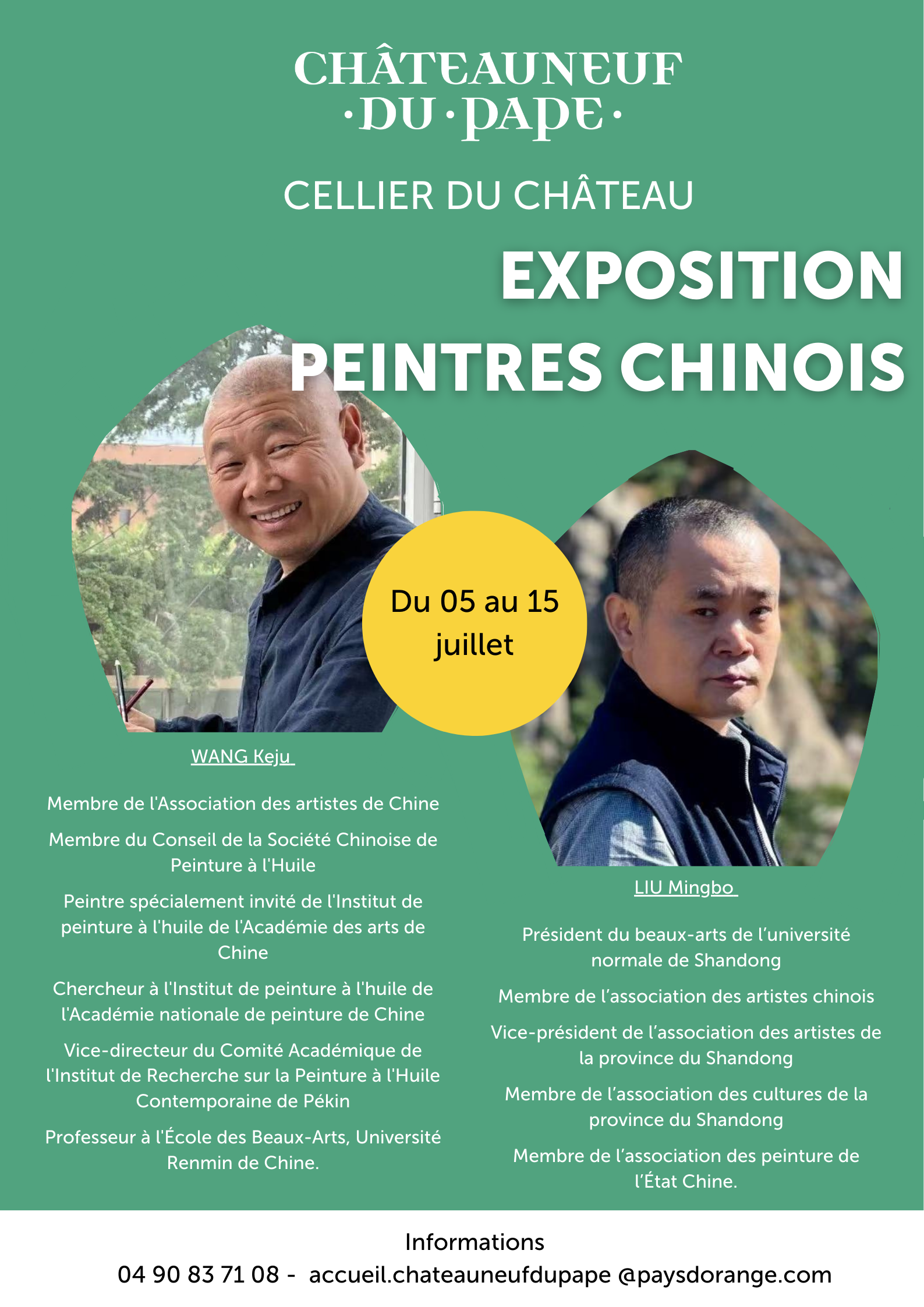 Exposition de Wang Keju & Liu Mingbo