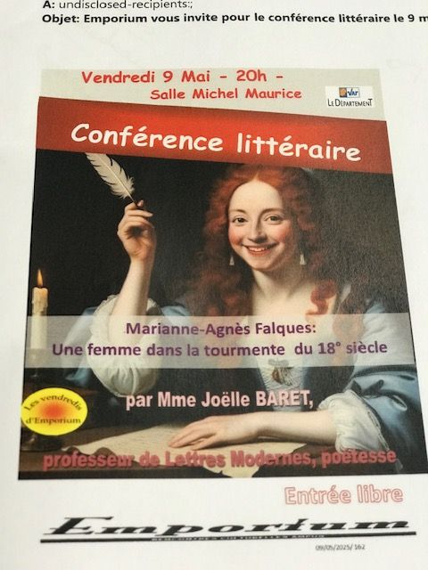 Rencontre culturelle : Confrence littraire.