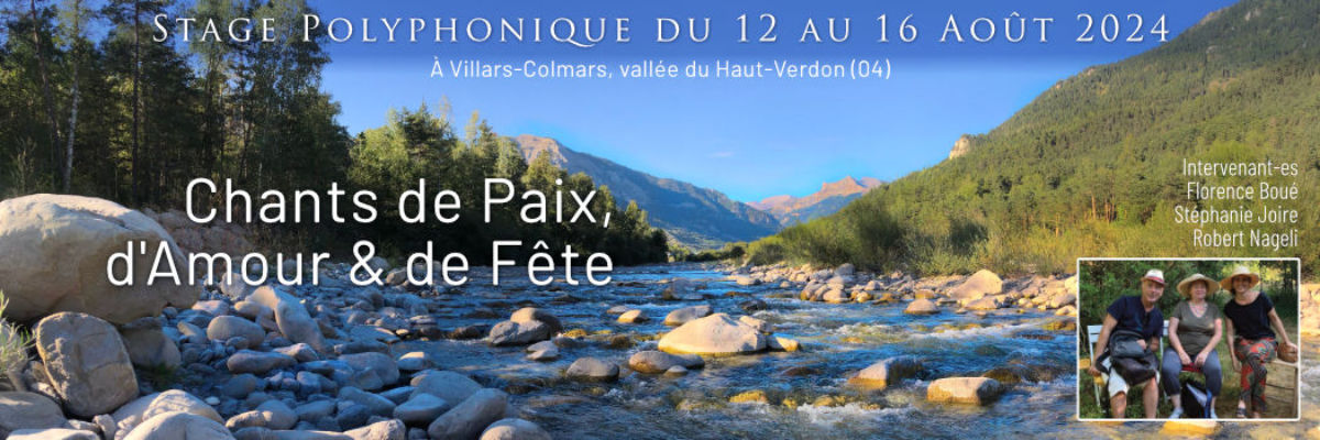Stage de chants polyphoniques