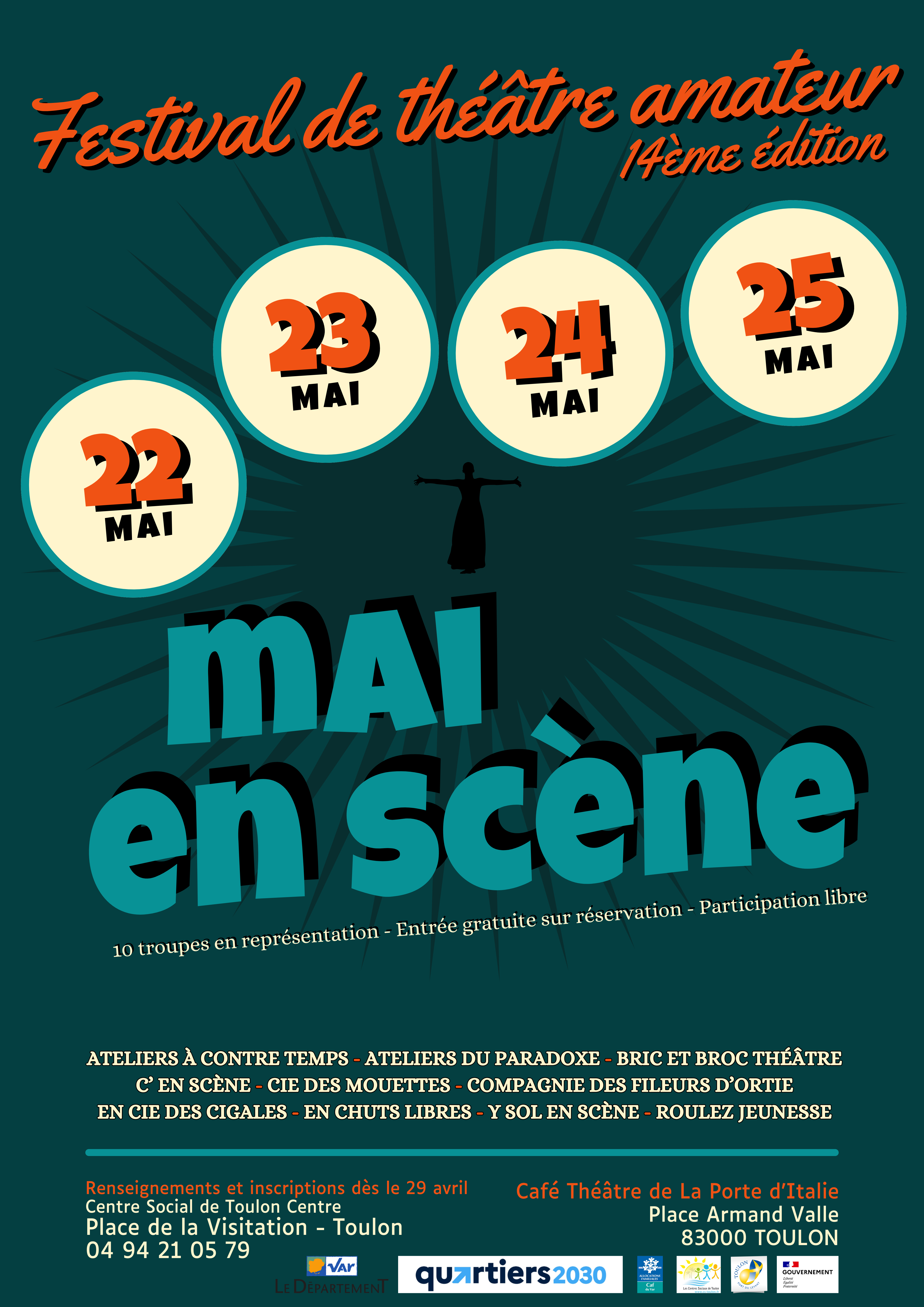 14e Festival de Thtre amateur  Mai en Scne 