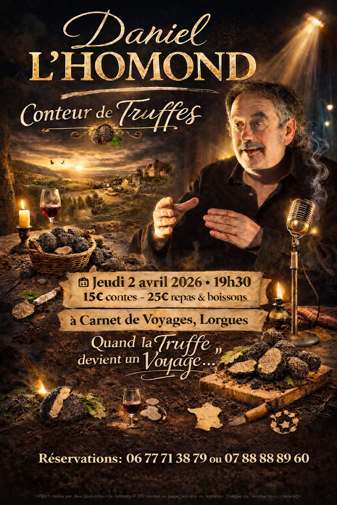 Conteur de Truffes - Daniel L'Homond- Carnets De Voyage