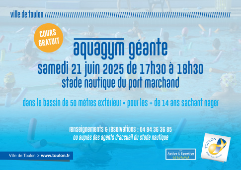 Sance d'aquagym gante - Piscine du Port Marchand