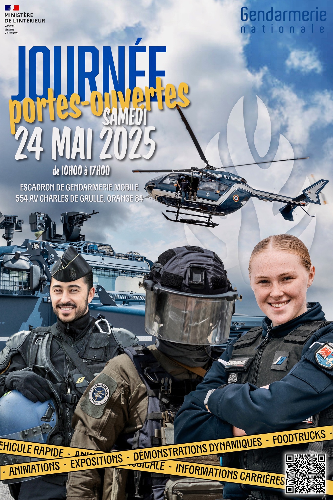Journe portes ouvertes  la gendarmerie