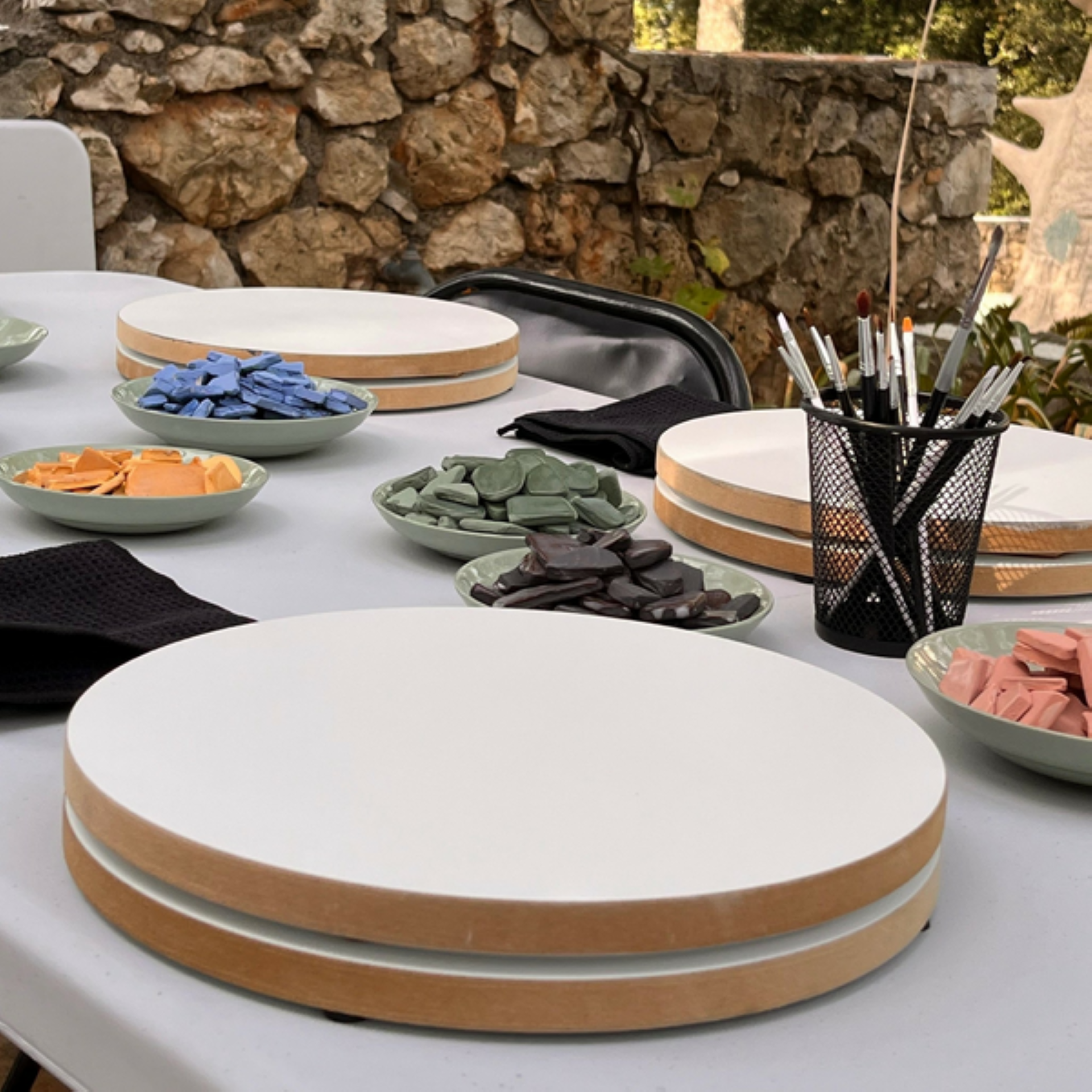 Atelier mosaque pour enfants