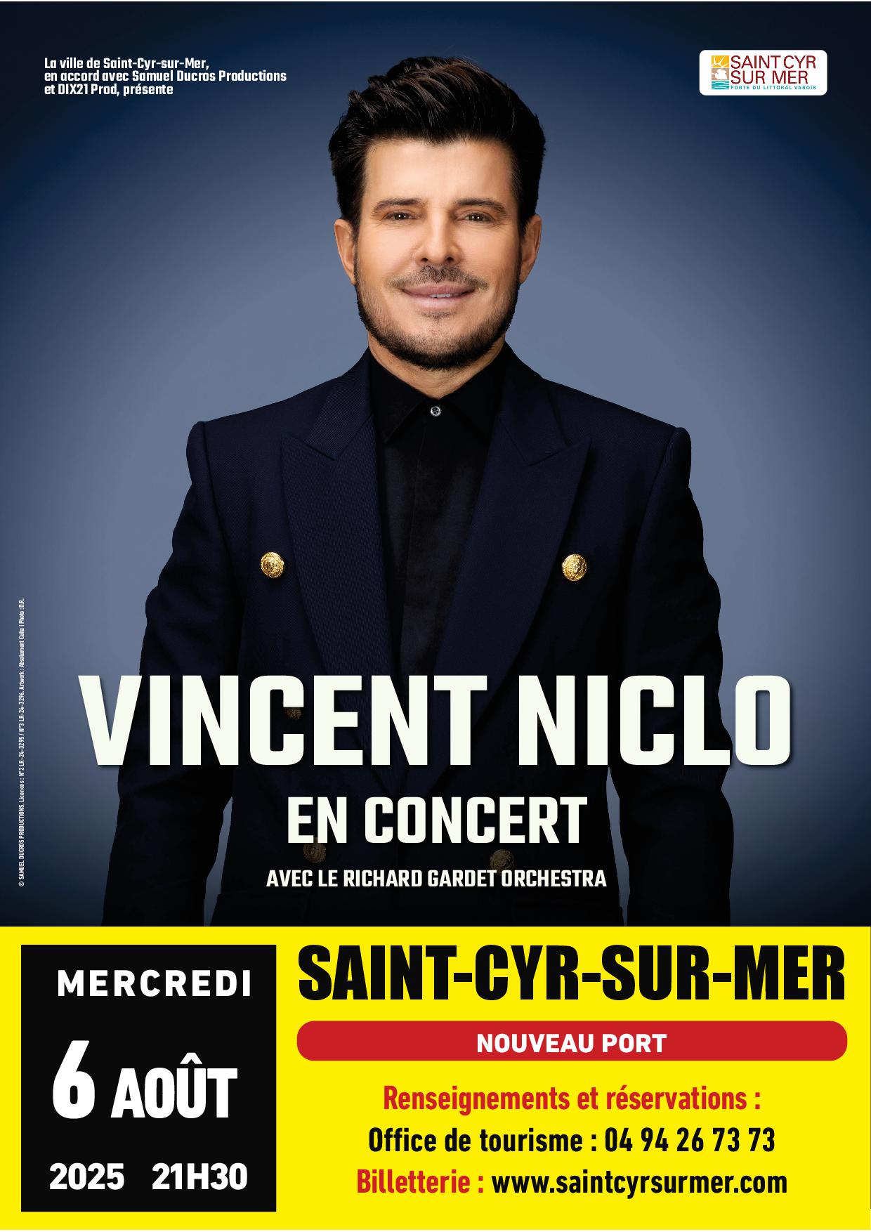 Soire Grand Large - Concert de Vincent Niclo
