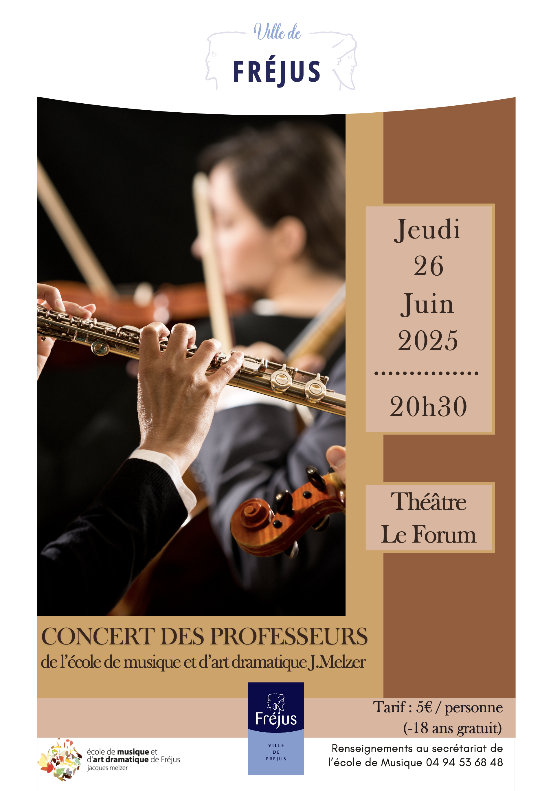 Concert des Professeurs de l'cole de Musique et d'Art Dramatique Jacques Melzer