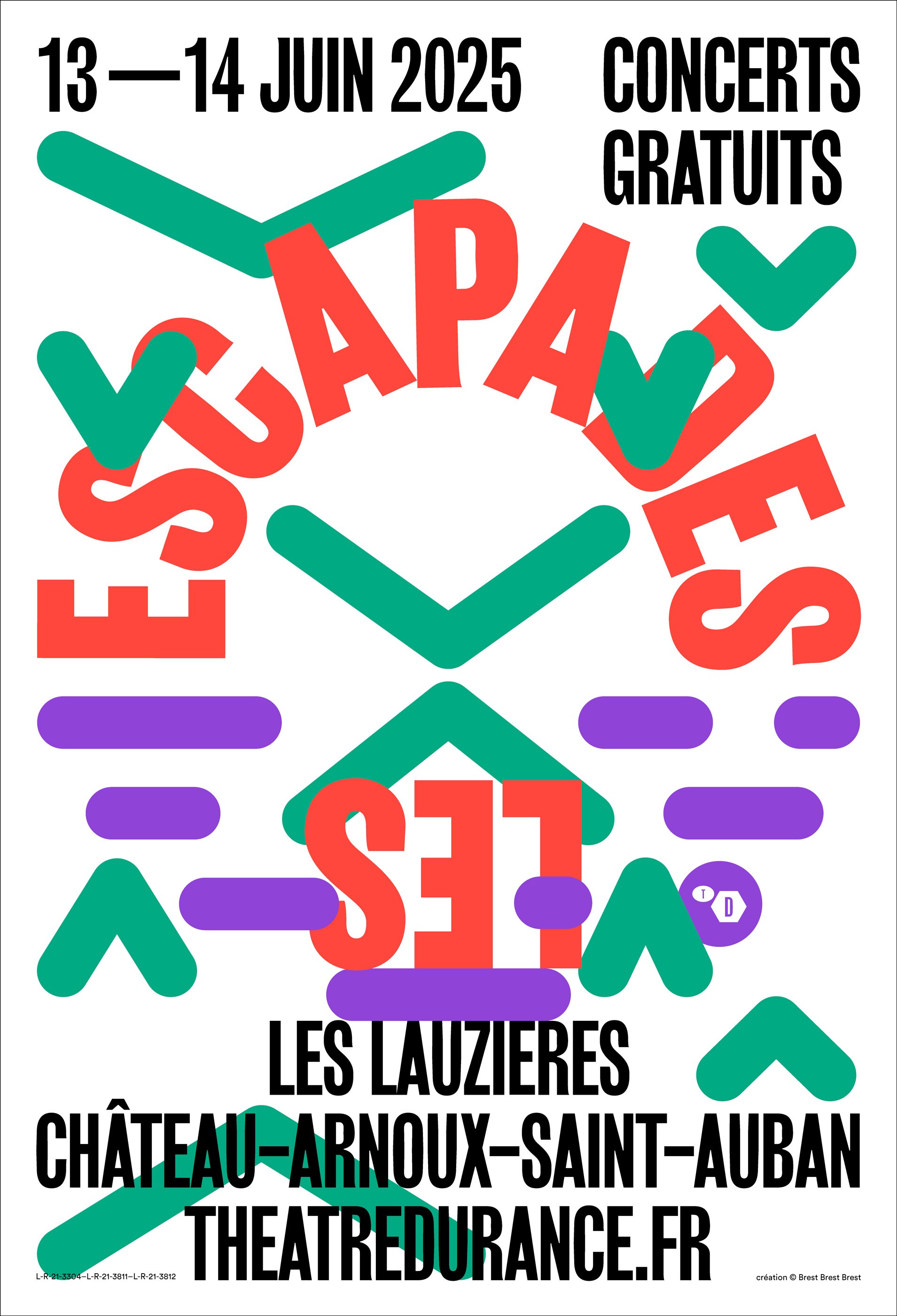 Les Escapades 2025 - Concerts gratuits