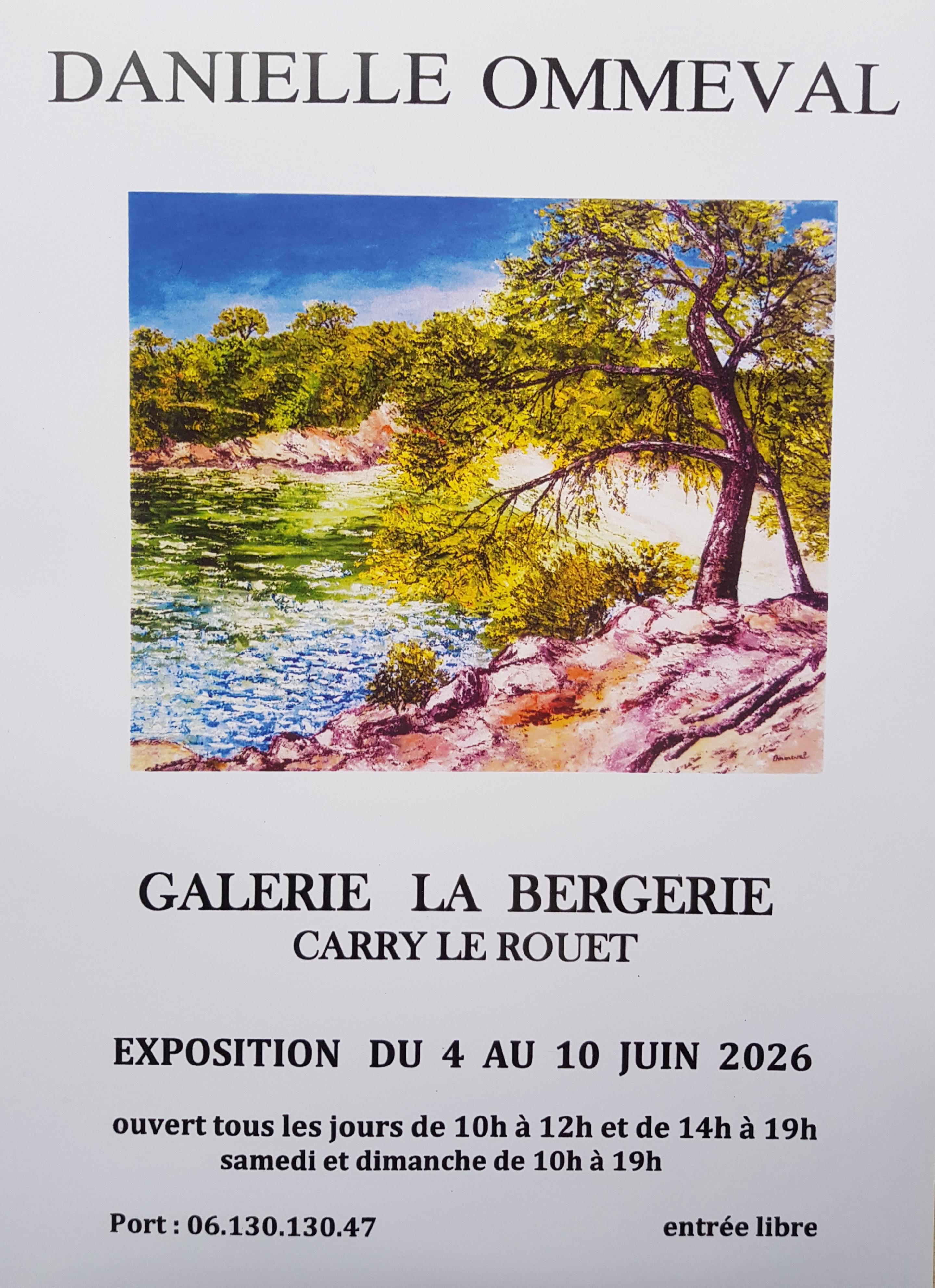 Exposition peinture Danielle OMMEVAL