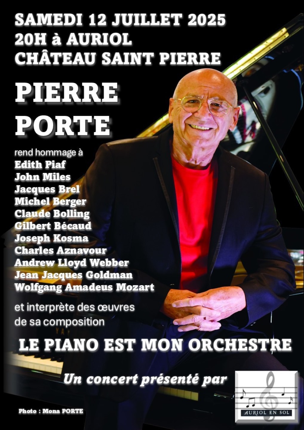 Auriol en Sol reoit pour son festival d't Pierre PORTE
