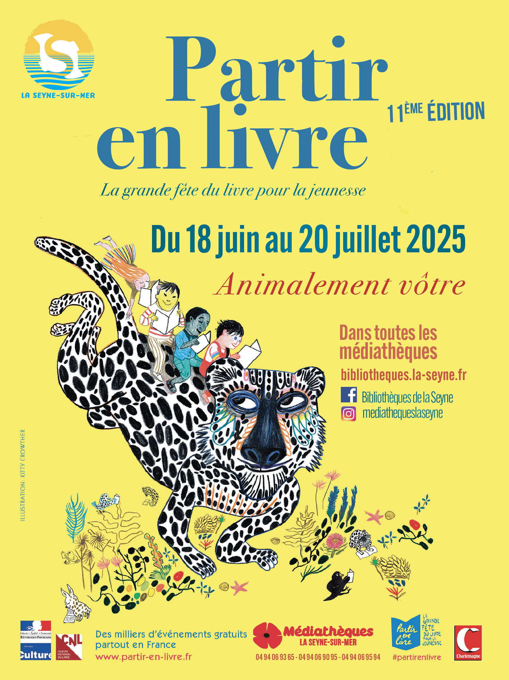 Jeune public - 11e  Partir en Livre  dans les Mdiathques de La Seyne sur Mer