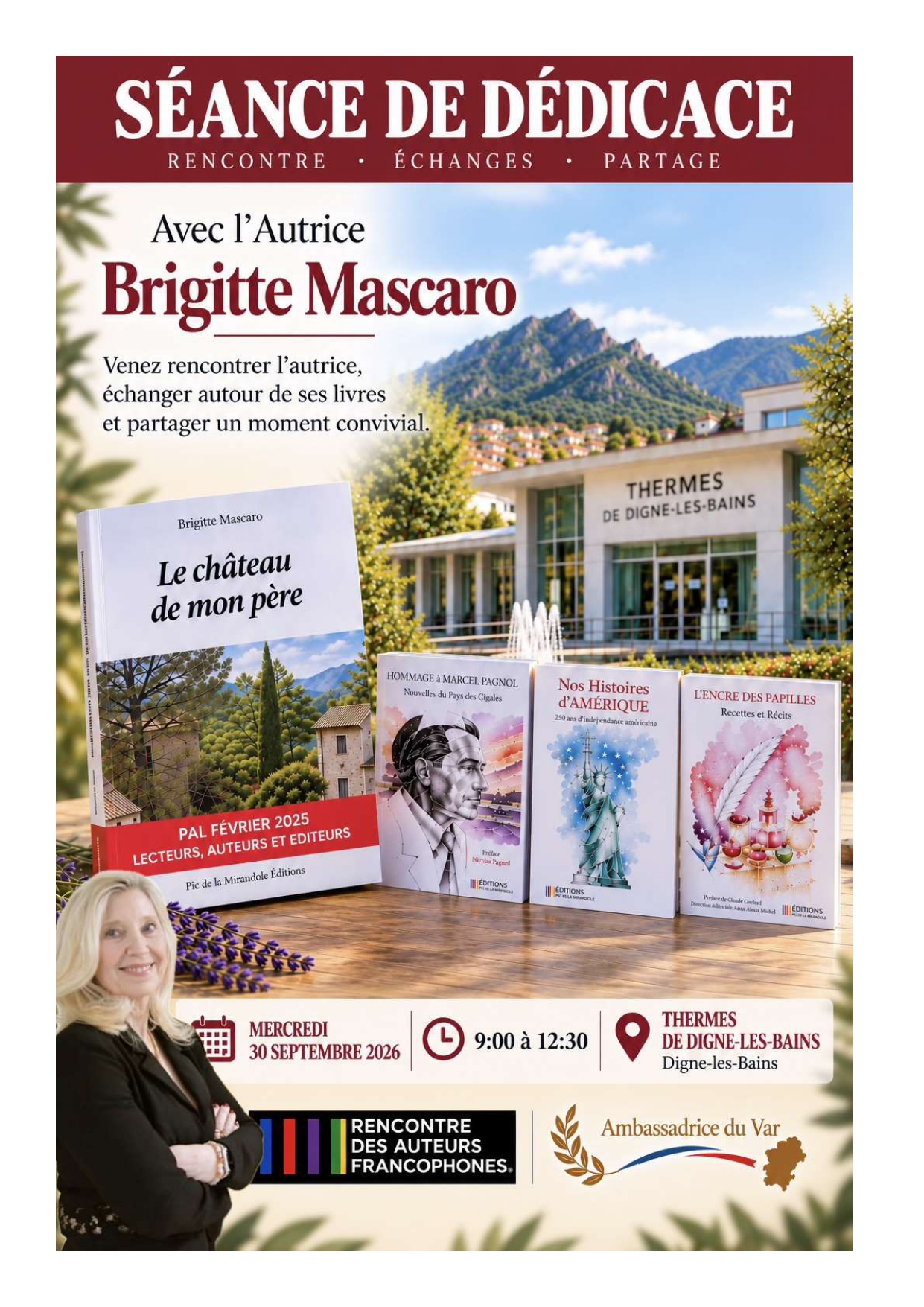 S�ance de d�dicaces - Brigitte Mascaro
