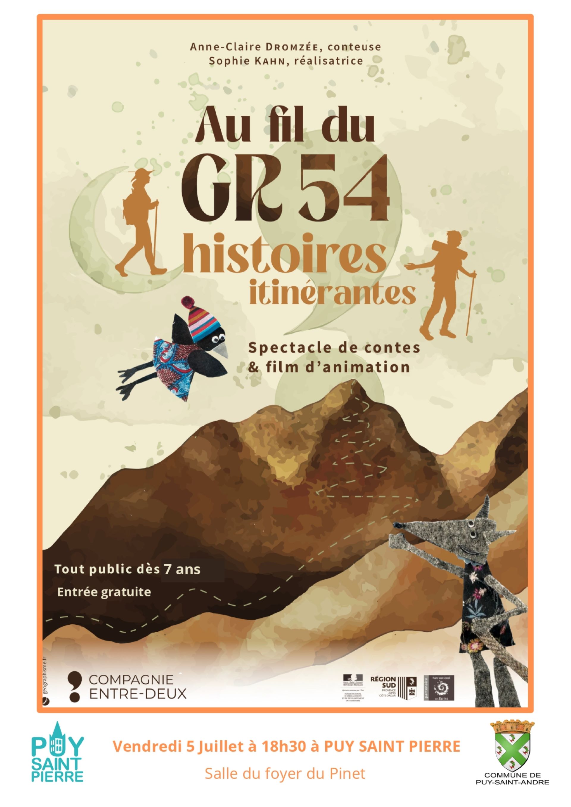 Histoires itinrantes, Au fil du GR54 avec la Cie Entre-Deux
