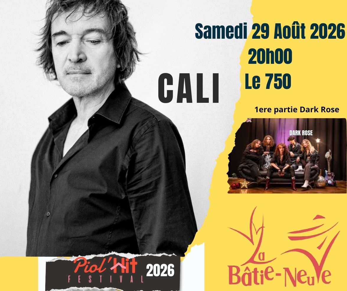 Piol'Hit Festival : Cali en concert.