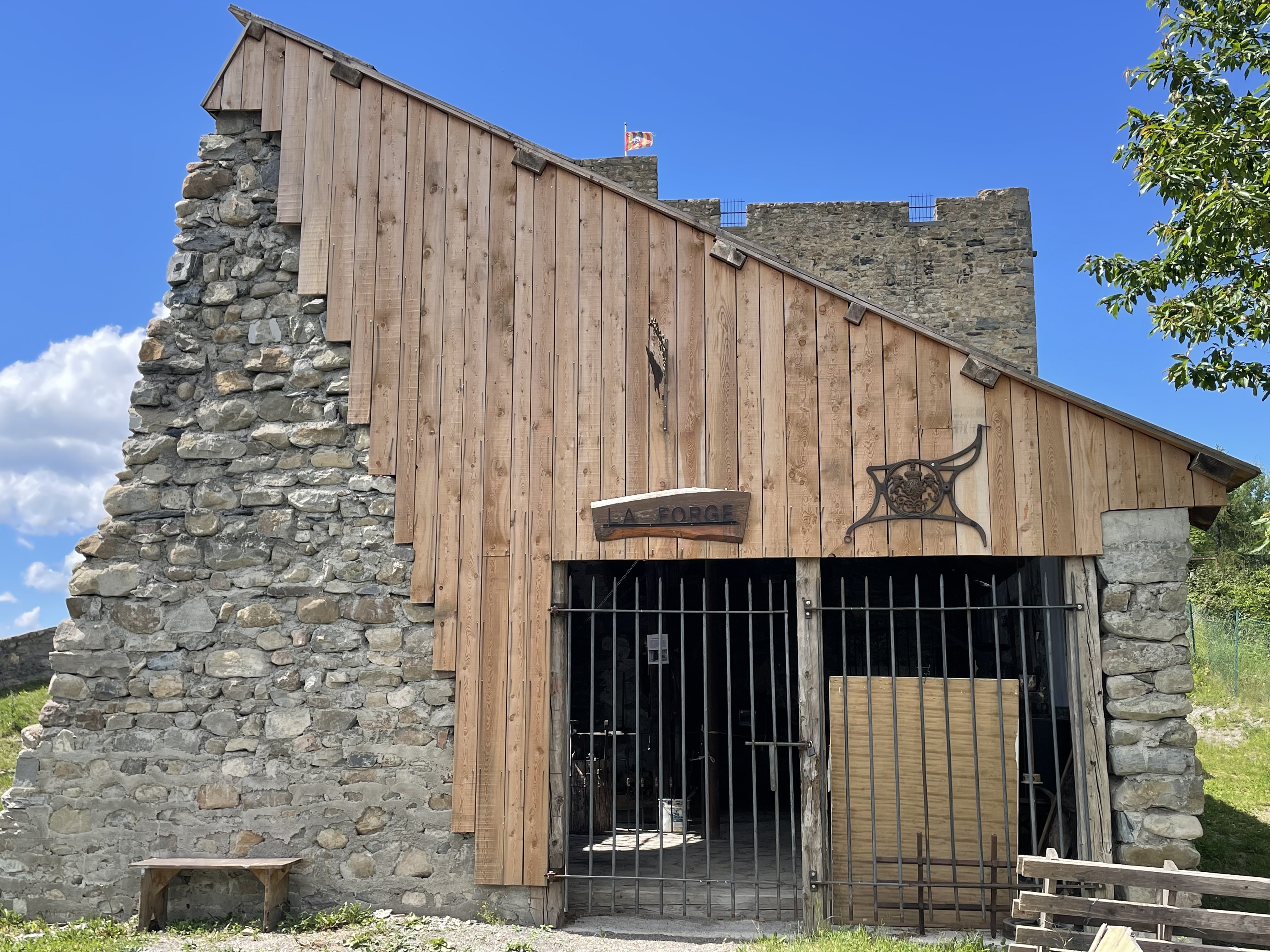 Dmonstration  la Forge dans le Fort de Seyne