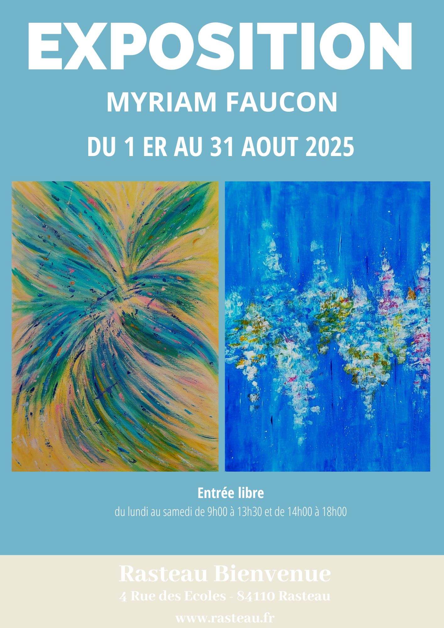 Exposition de Peinture de Myriam Faucon
